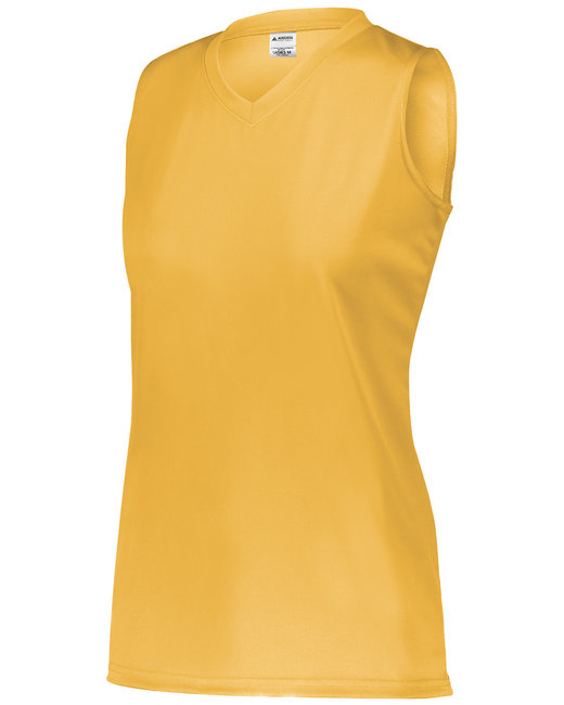 Augusta Girls 100% Polyester Sleeveless Wicking Attain Jersey